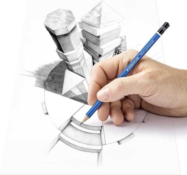 Produktbild Staedtler 4007817104729 Füller- & Stiftegeschenkset Papierschachtel (2H, 5B, 4B, 3H, 4h, 6B, B, F, 3B, HB, H, 2B, 12 x)