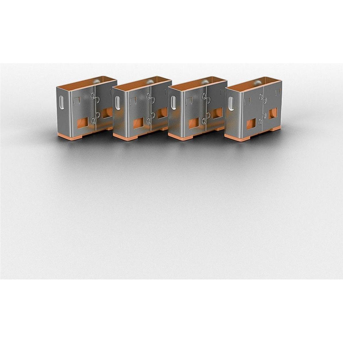 Thumbnail - Lindy USB Port Locker Starterset, Notebook Security, Orange