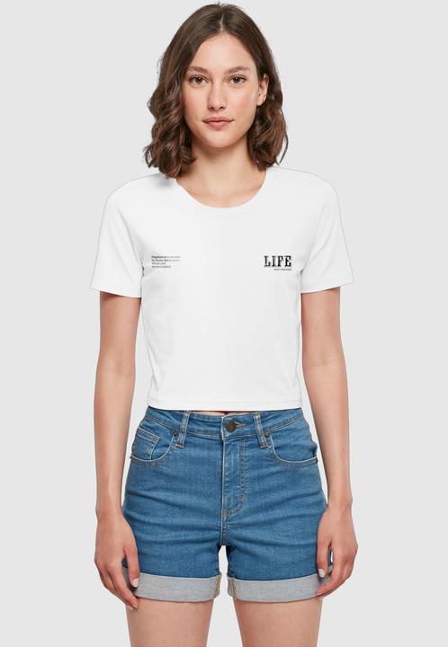 Produktbild Merchcode Ladies Life Cropped Tee - 176401 (S)