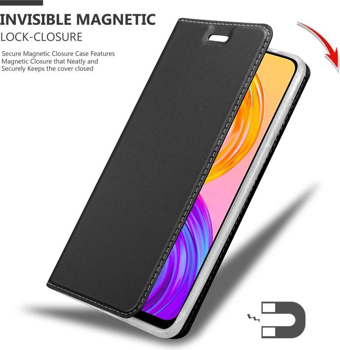 Image du produit Cadorabo Classy Book Housse pour Realme 8 4G / 8 PRO (Realme 8 Pro, realme 8)