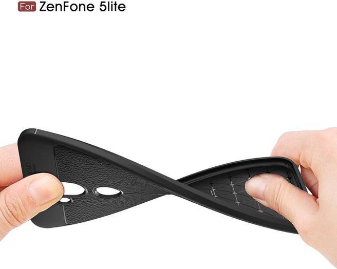Produktbild MU Classic TPU Plastik Litchi Hülle (Asus Zenfone 5 Lite (ZC600KL))