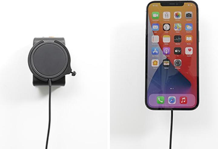 Image du produit Brodit Support avec MagSafe + chargeur allume-cigare/sur rotule