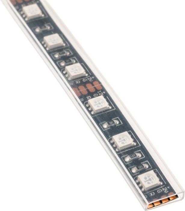 Productafbeelding Aqua Computer RGB LED Strip, IP67, zwart - 50cm (Blauw, Groen, Rood)