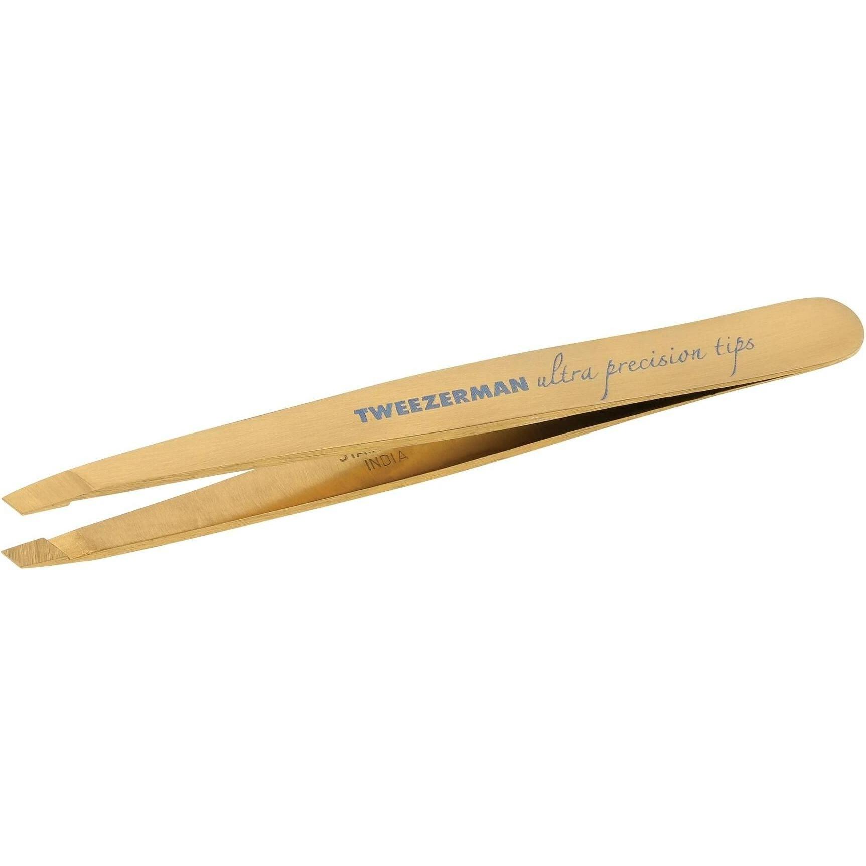 Tweezerman, Pinzette, Ultra Precision Slant Gold