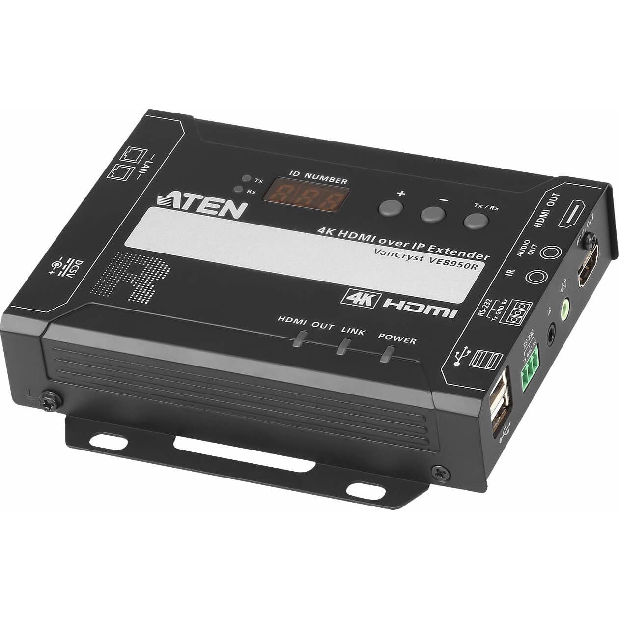 Aten HDMI-Verlängerung, KVM Switch, Schwarz