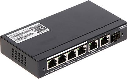 Produktbild Ruijie SWITCH REYEE RG-ES206GS-P 5-PORT 10/100 MBPS DESKTOP SWITCH (6 Ports)
