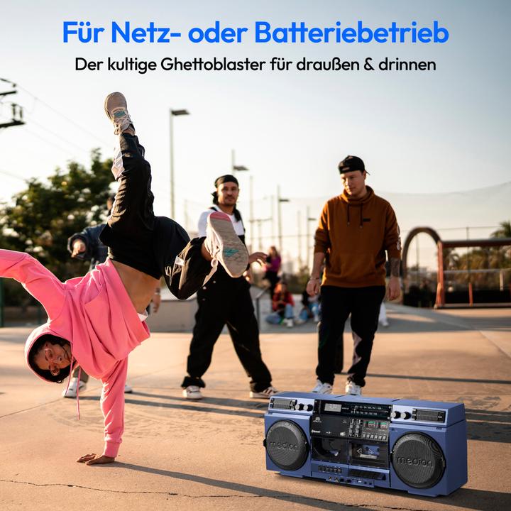 Produktbild Medion LIFE® P66538 Retro-Boombox (DAB+, Bluetooth)