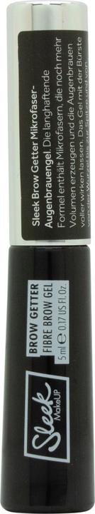 Actual product image Sleek MakeUP Sleek Brow Getter Fibre Brow Gel Medium Brown 5ml (Medium Brown)