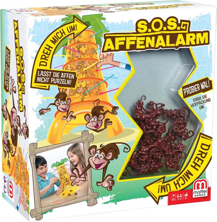 Immagine prodotto Mattel Games Allarme scimmia S.O.S. (Tedesco)