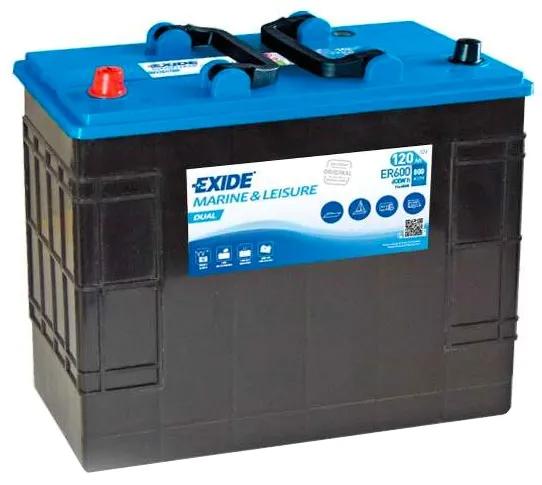 Actual product image Exide ER600 Dual supply battery 12V 120Ah 800A (12 V, 120 Ah)