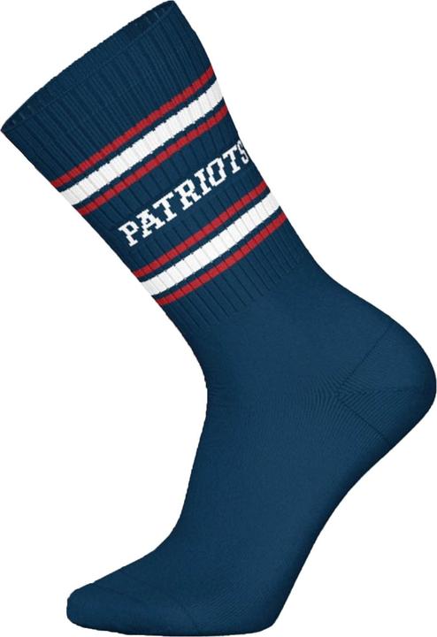 Actual product image Barefoot New England Patriots 3pk Crew Socks 39-42 (39 - 42)