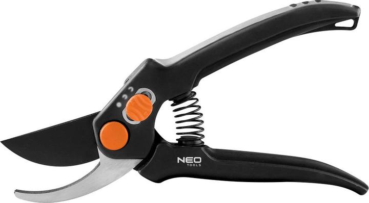 Produktbild Neo Tools 185 mm bypass secateurs, range up to 15 mm, adjustable distance