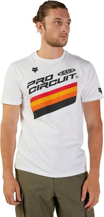 Produktbild Fox Tee 23 Pro Circuit Ss Prem Wht M (M)