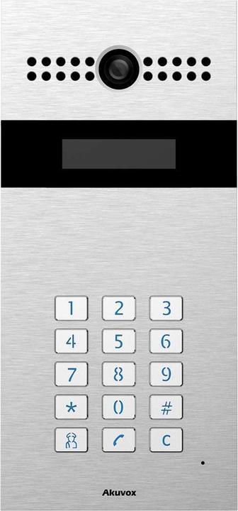 Produktbild Akuvox R27A Doorphone SIP con Camera, Tastierino numerico, Lettore RFID, 3 Relay, Protezione IP65