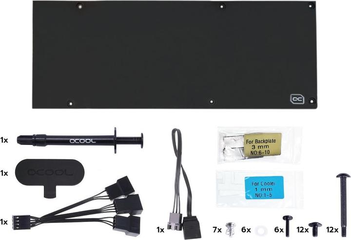 Actual product image Alphacool Eiswolf 2 GPU AIO 360mm Radeon RX 6800/6800XT/6900 Reference Design with Backplate