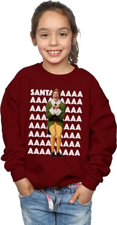 Produktbild Elf Buddy Santa Scream Sweatshirt Mädchen (140, 146)