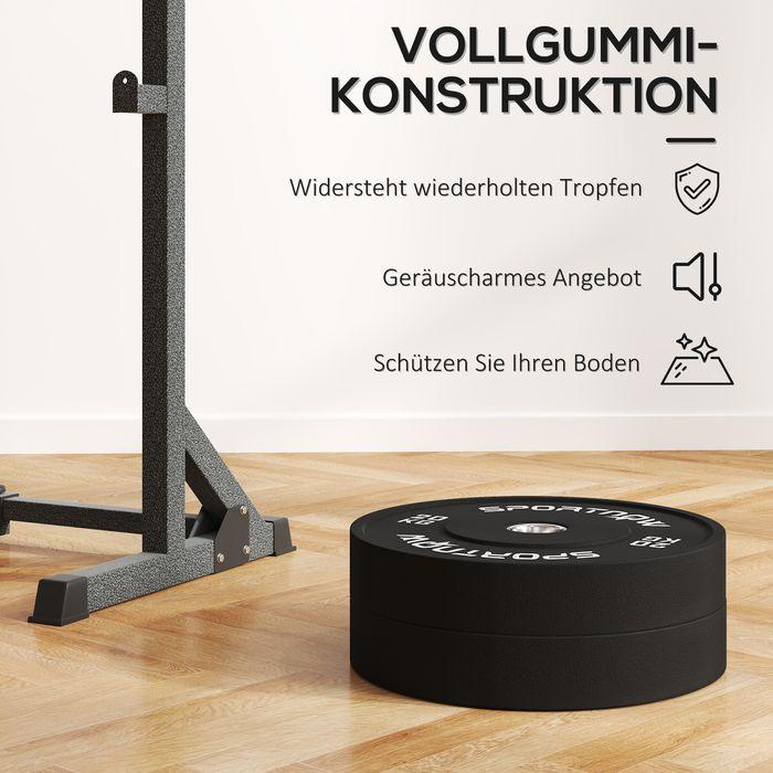 Produktbild Swisshandel24 2er-Set Hantelgewichte, 2 x 20kg Gewichte, Hantelscheiben-Set Gewichtsscheiben (2 x 20 kg)