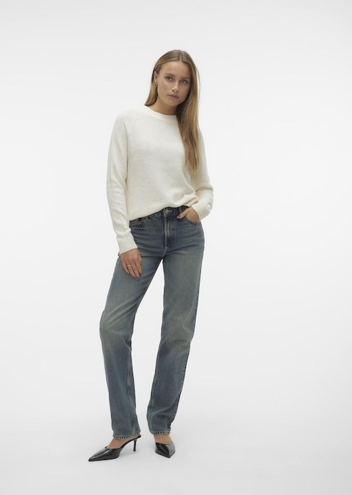 Immagine prodotto Vero Moda VMFILUCA LS O-NCK SHORT PULLOVER GA NOOS Maglione lavorato a maglia (XS)