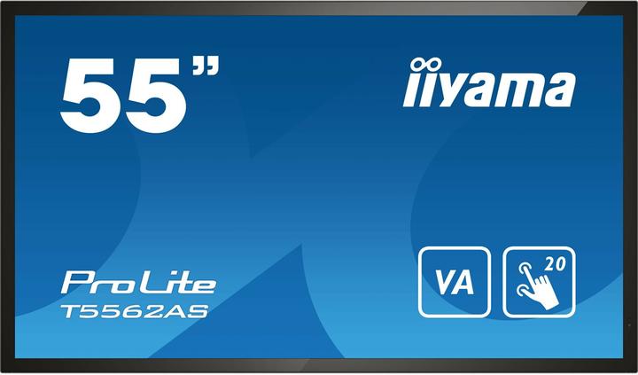 Actual product image iiyama T5562AS-B1 55IN 139.70CM UHD IP (3840 x 2160 Pixels, 54.60")