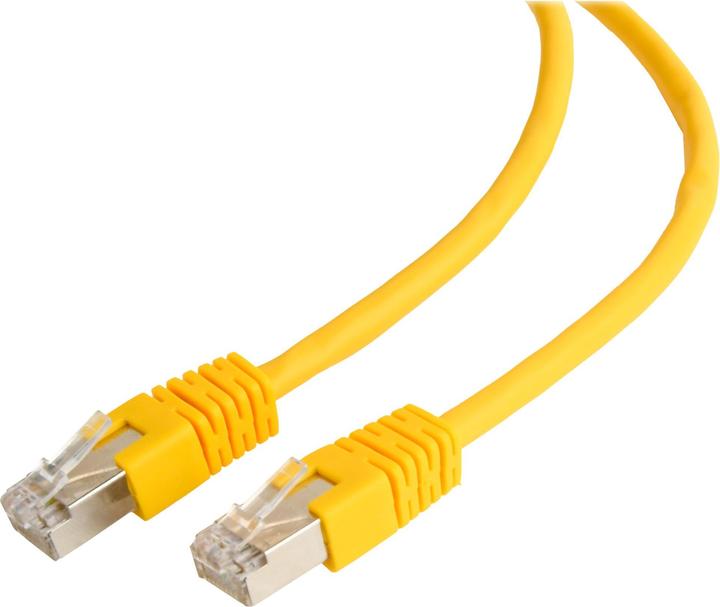 Actual product image Gembird * Patch cable Cat.6 FTP 1m / yellow (F/UTP, CAT6, 1 m)