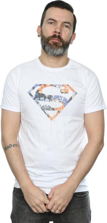 Image du produit - T-shirt SUPERMAN FLORAL LOGO - Homme (L)