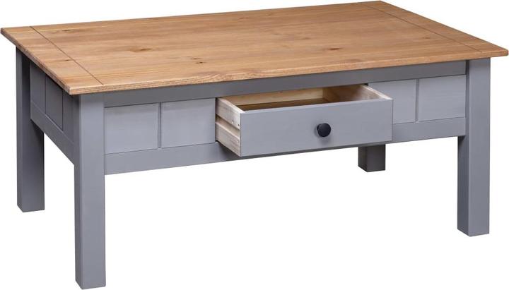 Colore grigio e legno naturale