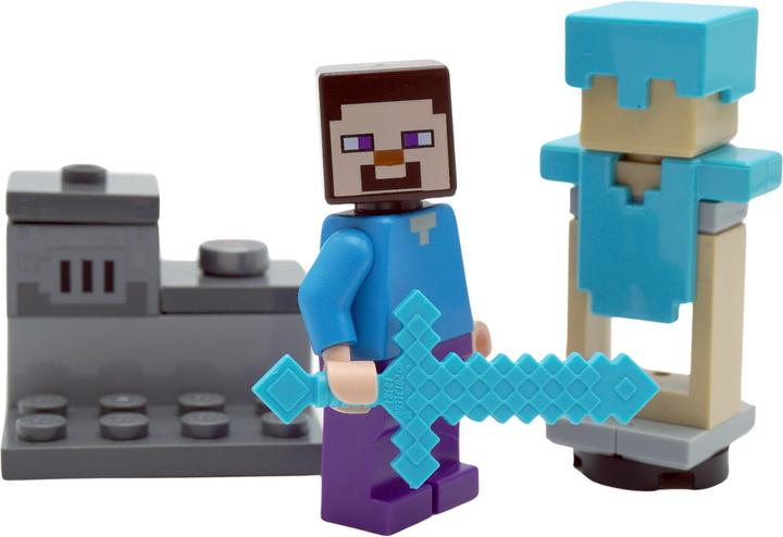 Produktbild LEGO Minecraft Steve mit Diamantentruestung und Spinne - 662317 NEU! Menge 1x (662317, LEGO Minecraft)