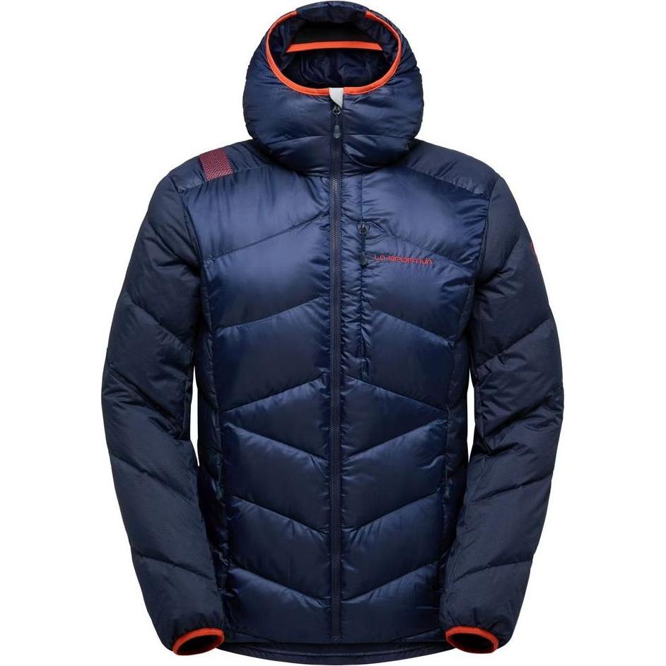 La Sportiva, Uomini, Giacche da esterno, Herren Bivouac Down Jkt Jacke (XXL), Blu, Rosso, XXL