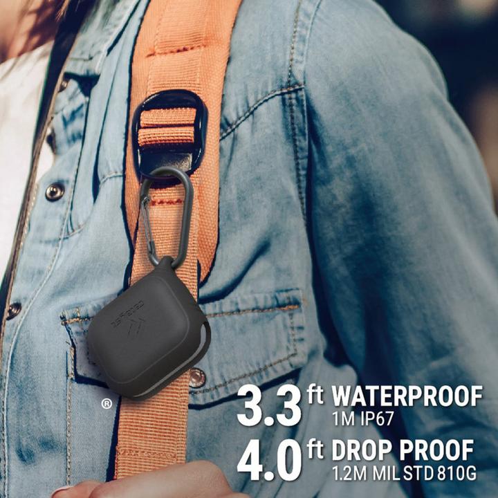 Actual product image Catalyst AirPods 3rd Gen Waterproof Case Space Gray (Charging case cover)
