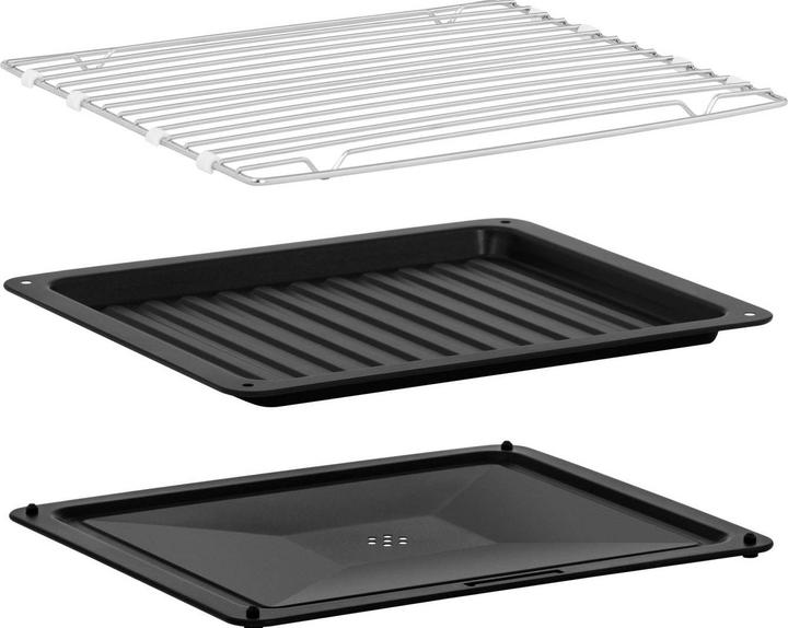 Produktbild Royal Catering Dampfbackofen schwarz Konvektomat Kombidämpfer Backofen mit Dampfgarer 2100 W