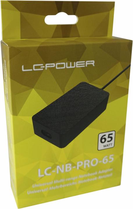 Produktbild LC-Power Notebook Netzteil LC-NB-PRO-65 65W 18,5-20V retail (65 W)