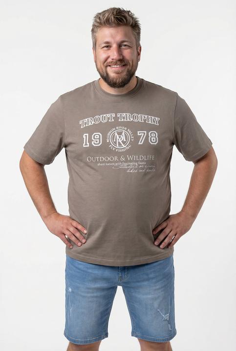 Produktbild Men+ T-Shirt, Halbarm, Brustprint (5XL)
