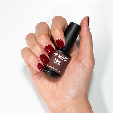 Produktbild Mesauda Iconic Colour Gel Nail Polish Soak Off 212 Sangria 14ml (212 Sangria, Gel-Effekt Nagellack)