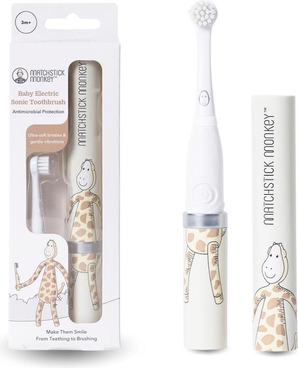 Matchstick Monkey Baby electric toothbrush - ultra-soft bristles - 3-36 months