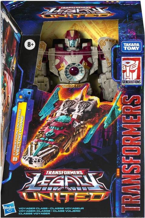 Produktbild Hasbro Transformers Generations Legacy United Voyager Class Actionfigur Cybertron Universe Vector Prime 18