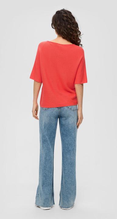 Produktbild s.Oliver Strickpullover Shirt mit U-Boot-Ausschnitt (36)