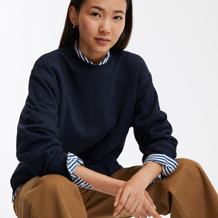 Produktbild La Redoute Collections Sweatshirt mit rundem Ausschnitt (S)