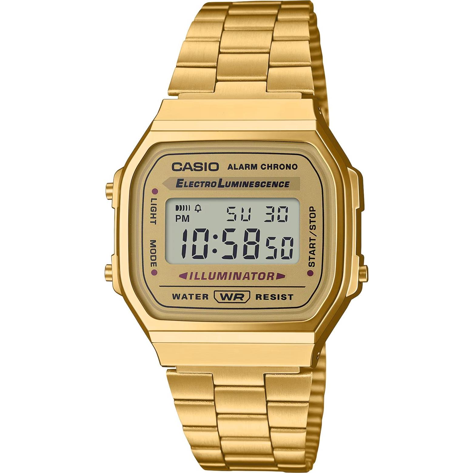 Casio, Orologio da polso, Vintage A168WG-9WDF, Oro, (Orologio digitale)