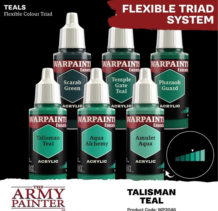 Produktbild The Army Painter Farbe Warpaints Fanatic: Talisman Teal 18 ml