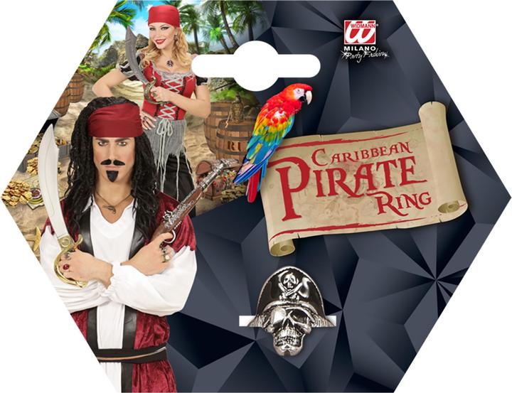 Actual product image Widmann Totenkopfring Pirat
