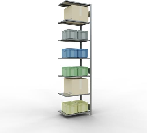 Immagine prodotto Schulte Lagertechnik MULTIplus150 sistema di alloggiamento aggiuntivo senza bulloni con bulloni di lunghezza