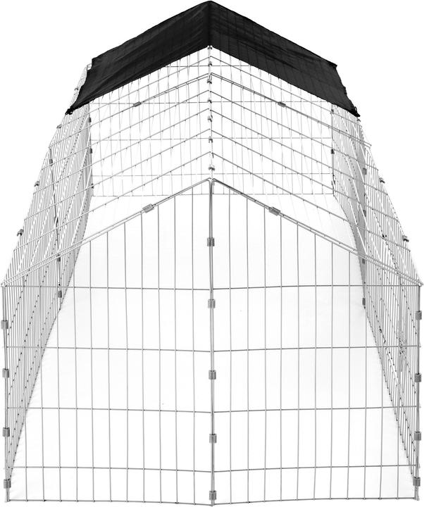 Immagine prodotto tectake Conigli da recinto all'aperto incl. protezione solare