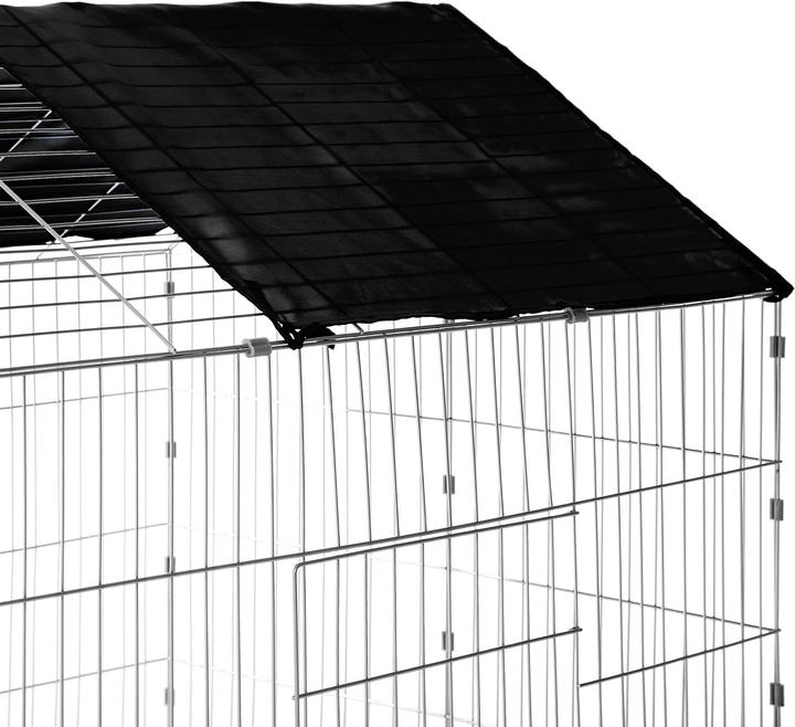Immagine prodotto tectake Conigli da recinto all'aperto incl. protezione solare