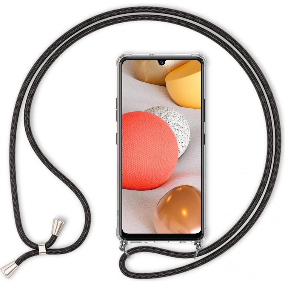 Screenguard Samsung Galaxy A42 5G Loopster Necklace Hülle, Handykette, Transparent