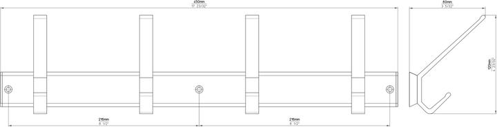 Actual product image Siro Garderobenleiste