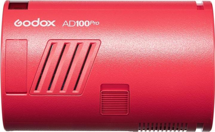 Actual product image Godox Witstro AD100Pro Red (Plug-on flash, Godox)