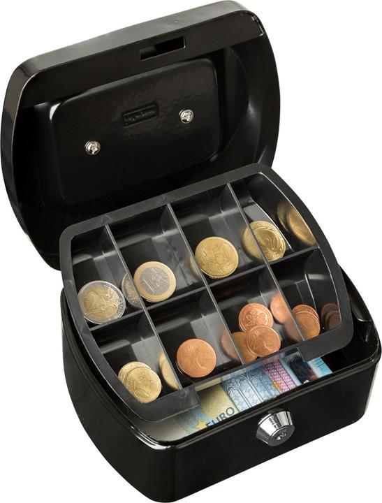 Image du produit Idena Caissette à monnaie 6" 155x120x90mm, noire