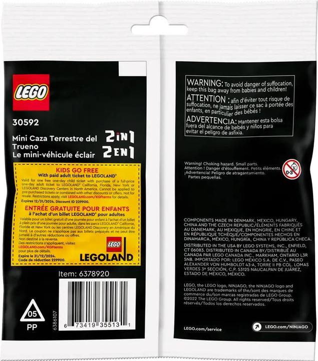 Produktbild LEGO 30592 Mini-Donnerjäger (30592, LEGO Ninjago)