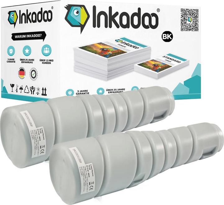 Image du produit Inkadoo Toner sparset kompatibel mit Konica Minolta 8937-784 / TN-114 enthält 2x Tonerkartusche