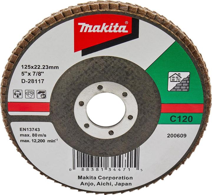 Produktbild Makita Fächerschleifsch. 125mm C120F (GC120H)